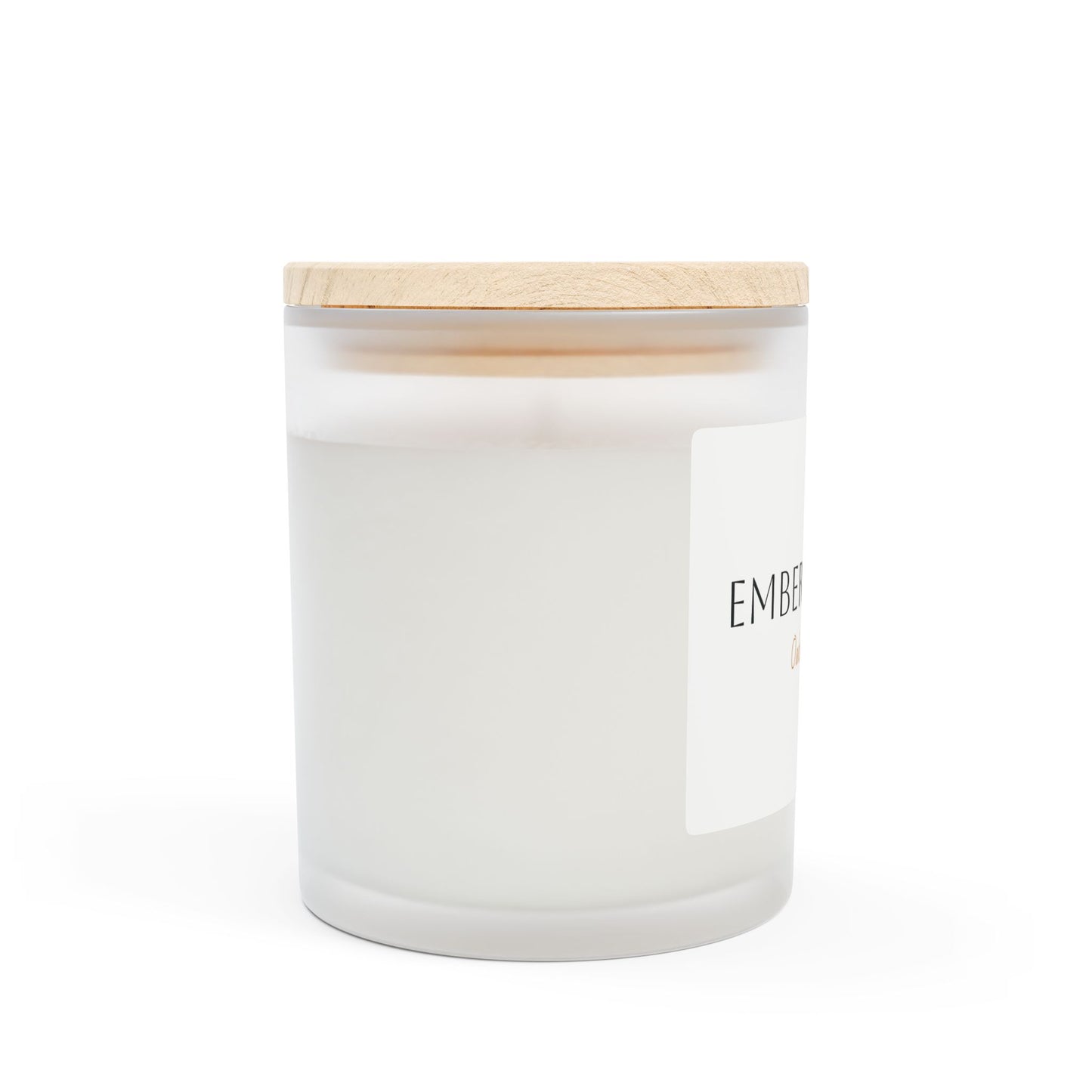 Ember Nova X Oakmoss Amber Candle - 11oz Frosted Glass Aromatherapy Candle for Cozy Atmosphere